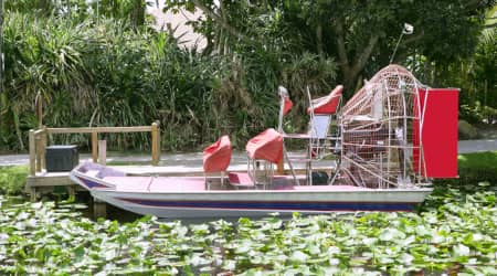 Airboat in the Everglades