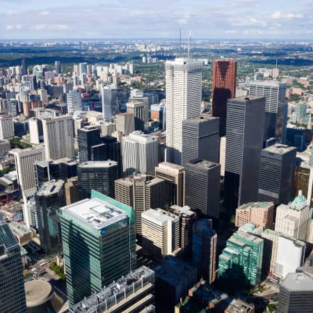 Aerial View of Toronto