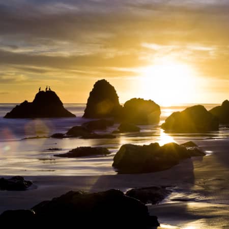 El Matador Beach at Sunset