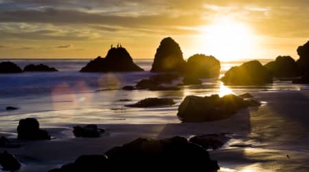 El Matador Beach at Sunset