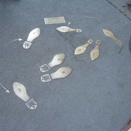 Dance Steps on the Sidewalk in Capitol Hill Seattle