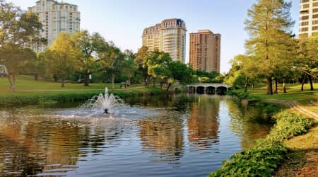 Fountain on Katy Trail