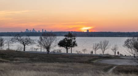 Sunset at White Rock Lake