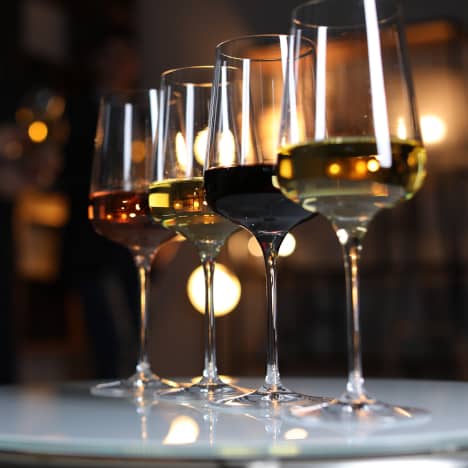 Glasses of wine